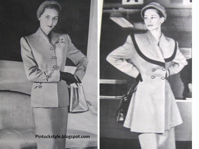 1940s vintage fashion suits