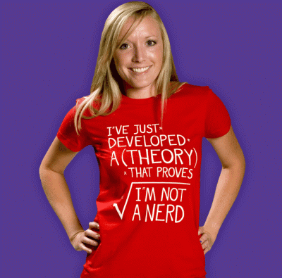 made with awesome nerd theory t shirt