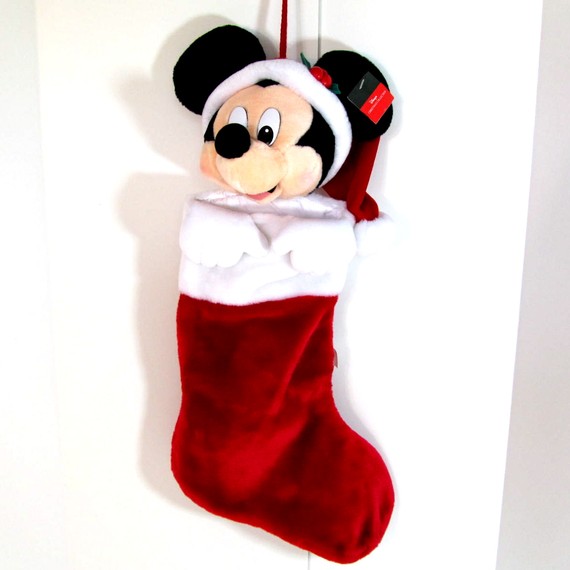 vintage minnine mouse christmas stocking