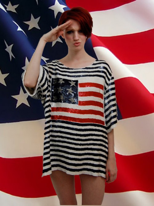 patriotic vintage fashion