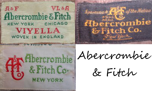 abercrombie and fitch vintage tags