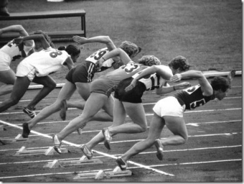 vintage women track runers