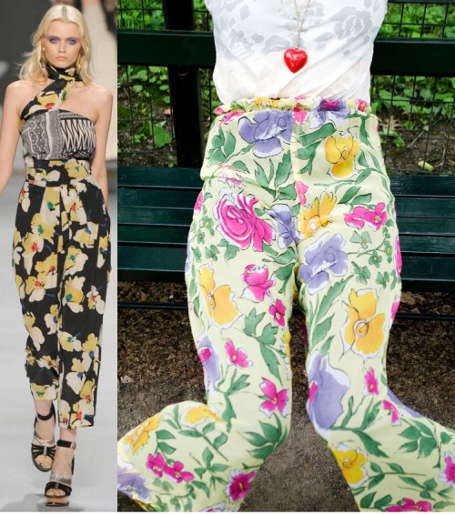 etro spring 2011 copared to vintage palazzo pants