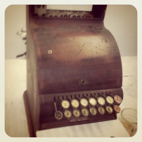 vintage cash register till