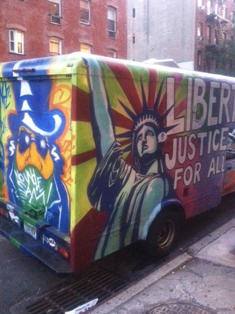 graffiti truck liberty