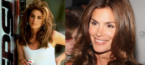 cindy crawford then and now vintage photos