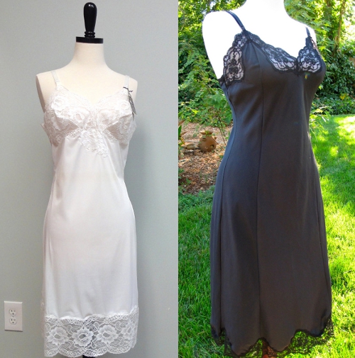 vintage silk slip dresses