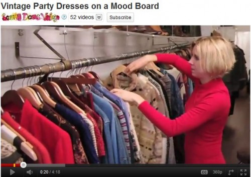 VIDEO: In the Mood for Vintage Party Dresses! 2