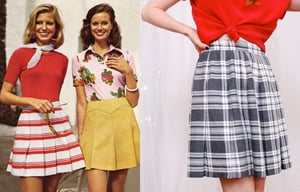 clothing of the 70s scooter skirts