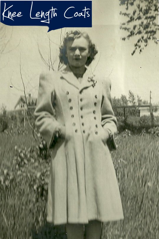 1940s vintage trench coat