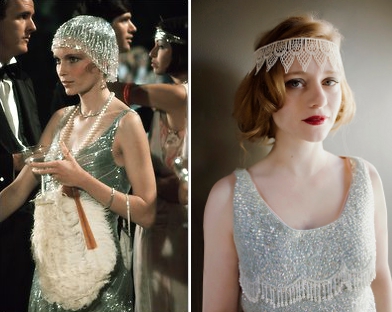 20s clothing trend jeweled headpieces