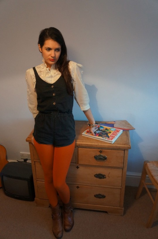vintage secretary blouse 2