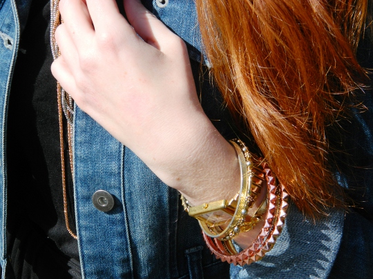 bracelet accessories as worn by fashion blogger wore out