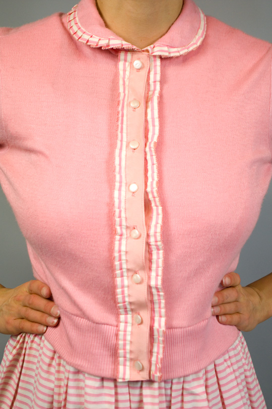pink'50s sweater