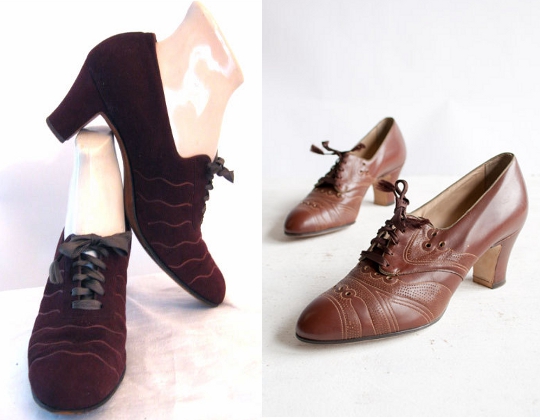 1930s fashion shoes