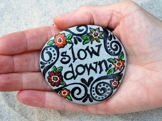 slow down button on etsy