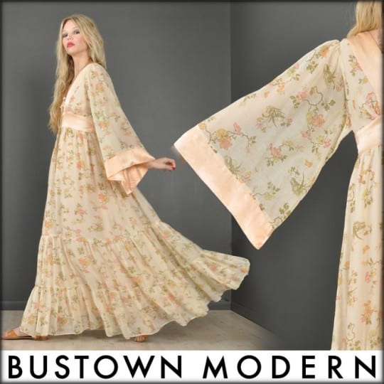 bustown modern gunne sax vintage floral dress