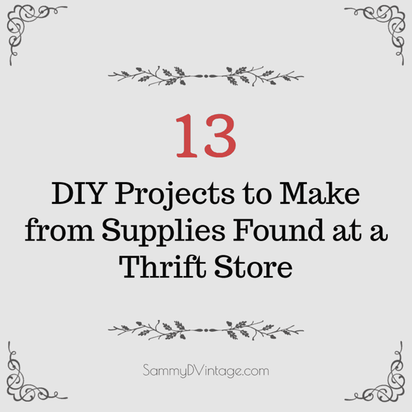 13 DIY Projects to Make from Supplies Found at a Thrift Store 17