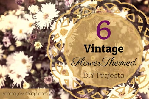 6 Vintage Flower Themed DIY Projects 23