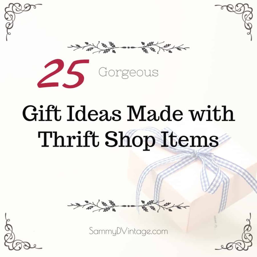 25 Gorgeous Gift Ideas Made With Thrift Shop Items 37