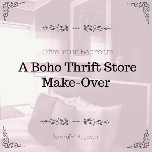 Give Your Bedroom A Boho Thrift Store Make-Over 2