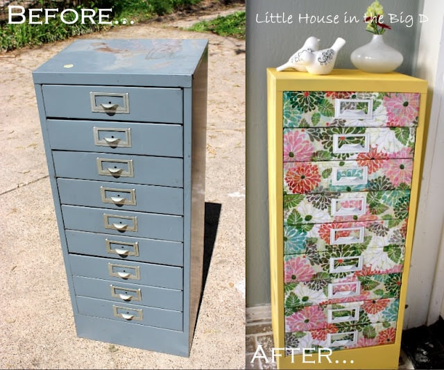 Best Idea For Reviving An Old Filing Cabinet 21