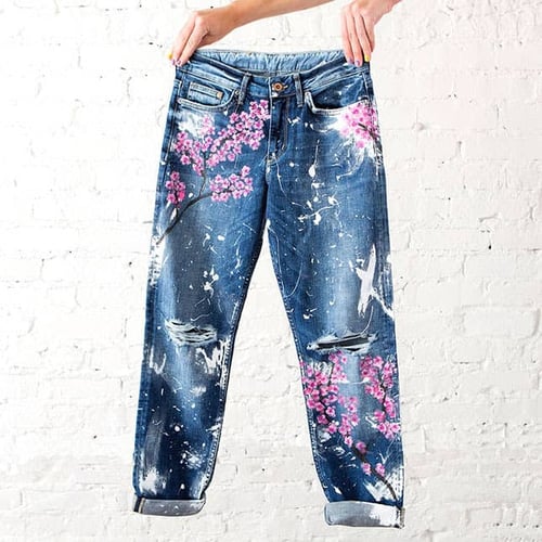 Why Painted Jeans Are Fun To Wear (And Make!) 23