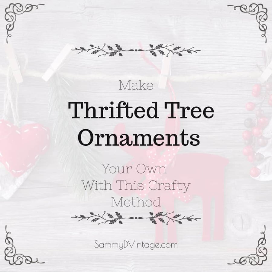 Make Thrifted Tree Ornaments Your Own With This Crafty Method 9