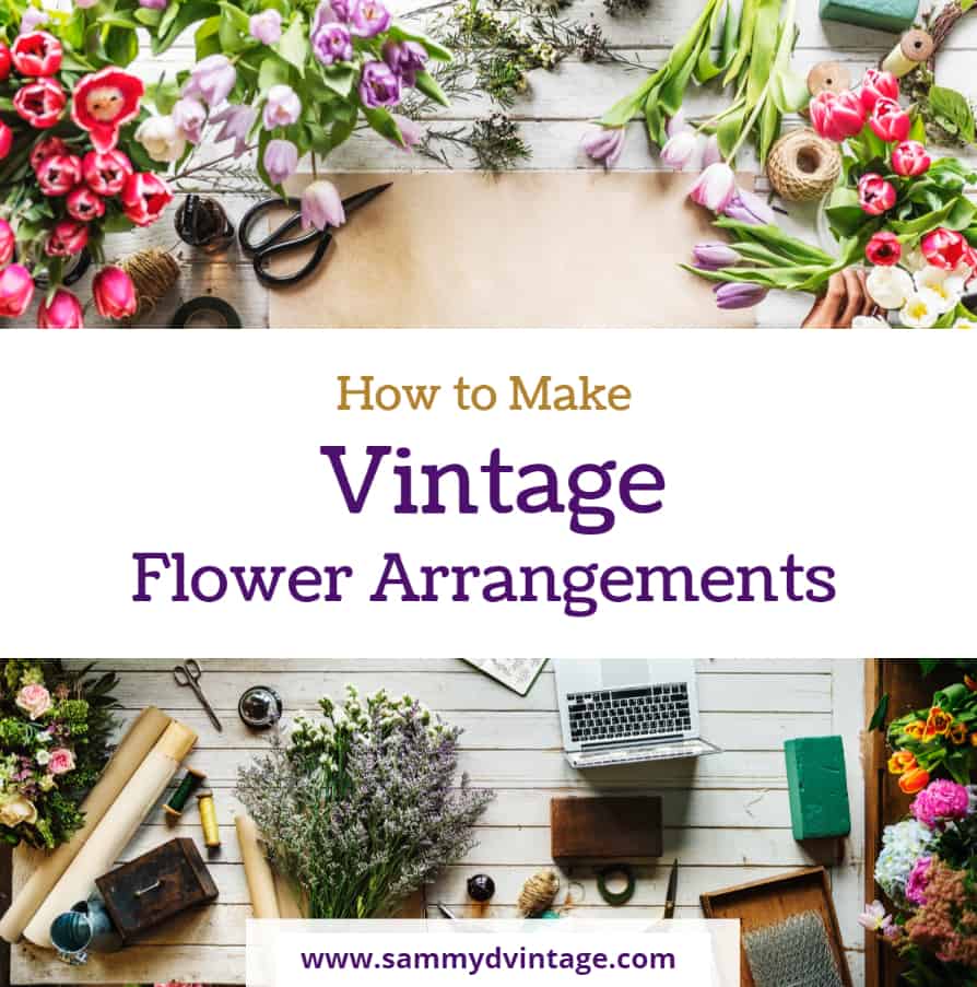 How to Make Vintage Flower Arrangements 27