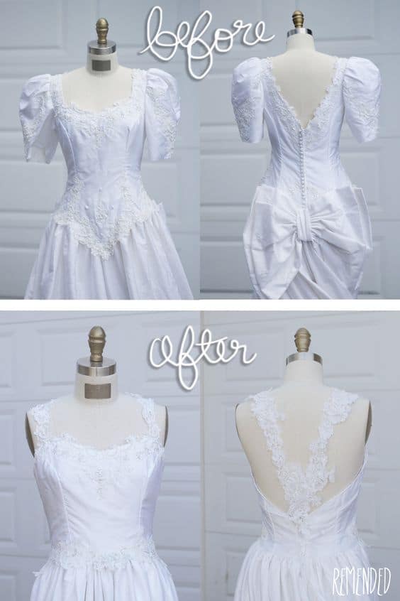 6 Ways to Transform Your Thrifted Wedding Dress 19