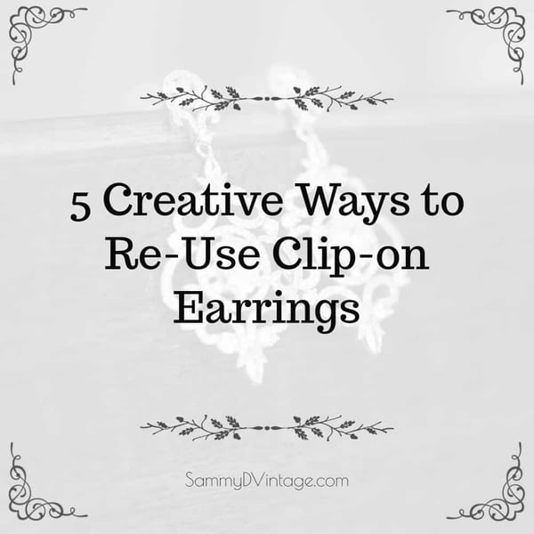 5 Creative Ways to Re-Use Clip-on Earrings 9