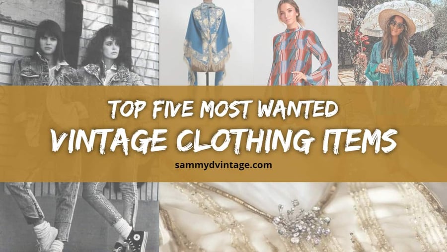 Top Five Most Wanted Vintage Clothing Items 1