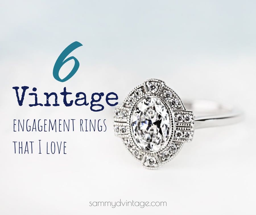 6 Vintage Engagement Rings That I Love & Are Perfect For A Modern Bride 3