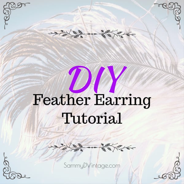 DIY Feather Earring Tutorial 31