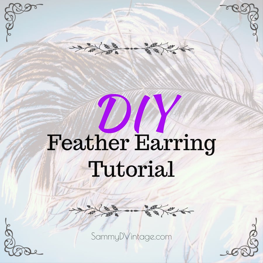 DIY Feather Earring Tutorial 29