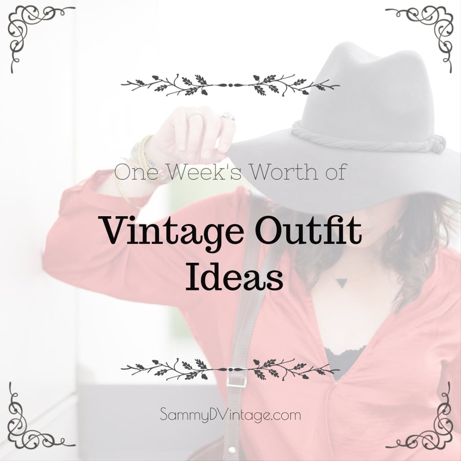 1 Week's Worth of Vintage Outfit Ideas 84