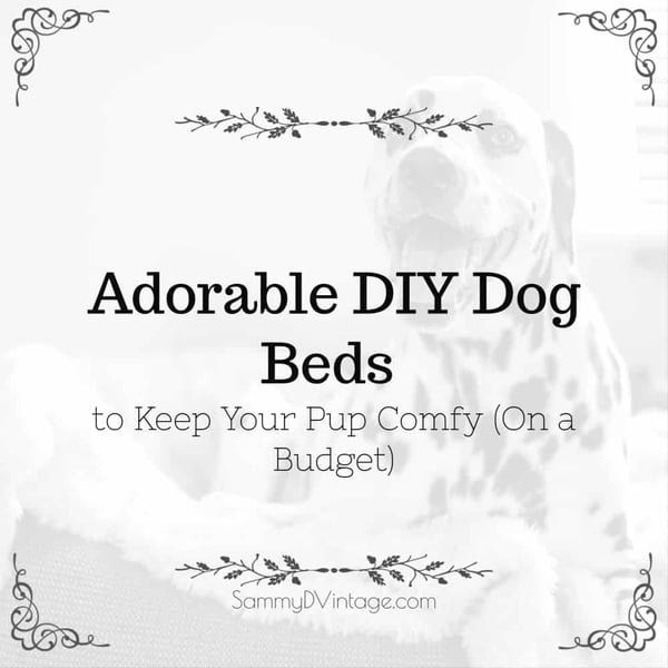 Adorable DIY Dog Beds to Keep Your Pup Comfy (On a Budget) 1