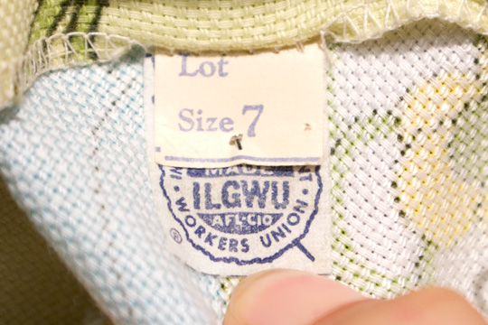 Odd number sizes vintage tags.