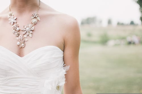 The Right Necklace for Each Type of Bridal Neckline 19
