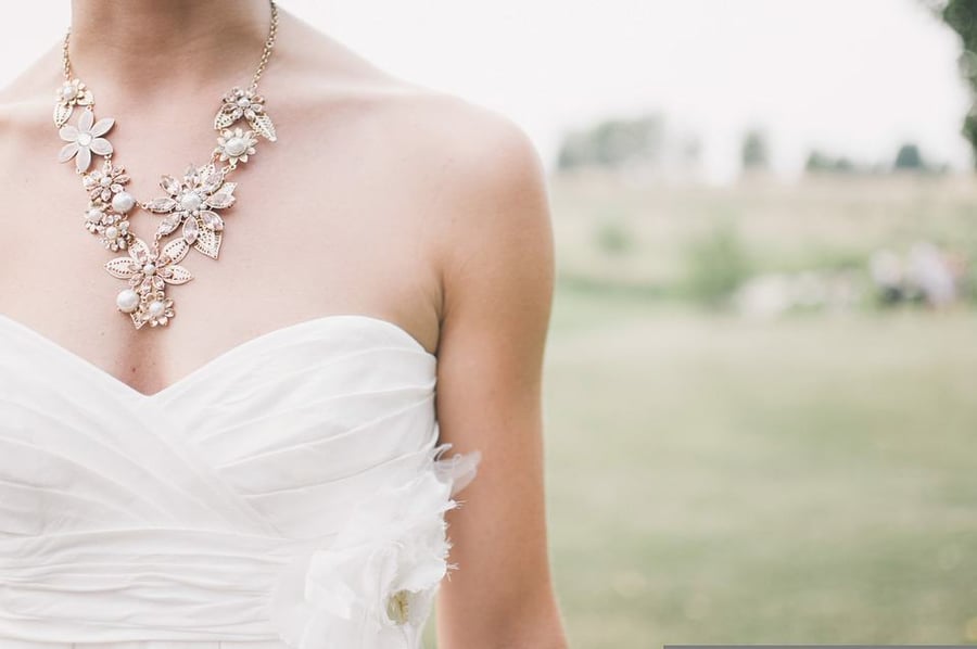 The Right Necklace for Each Type of Bridal Neckline 17