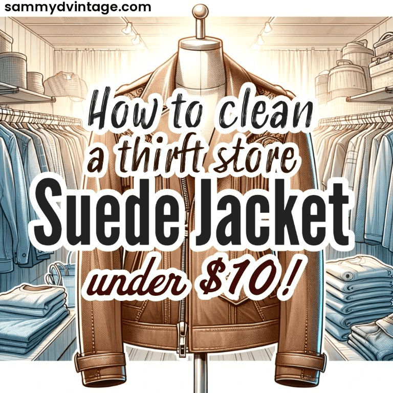 How to Clean a Thrift Store Suede Jacket for Under $10 91