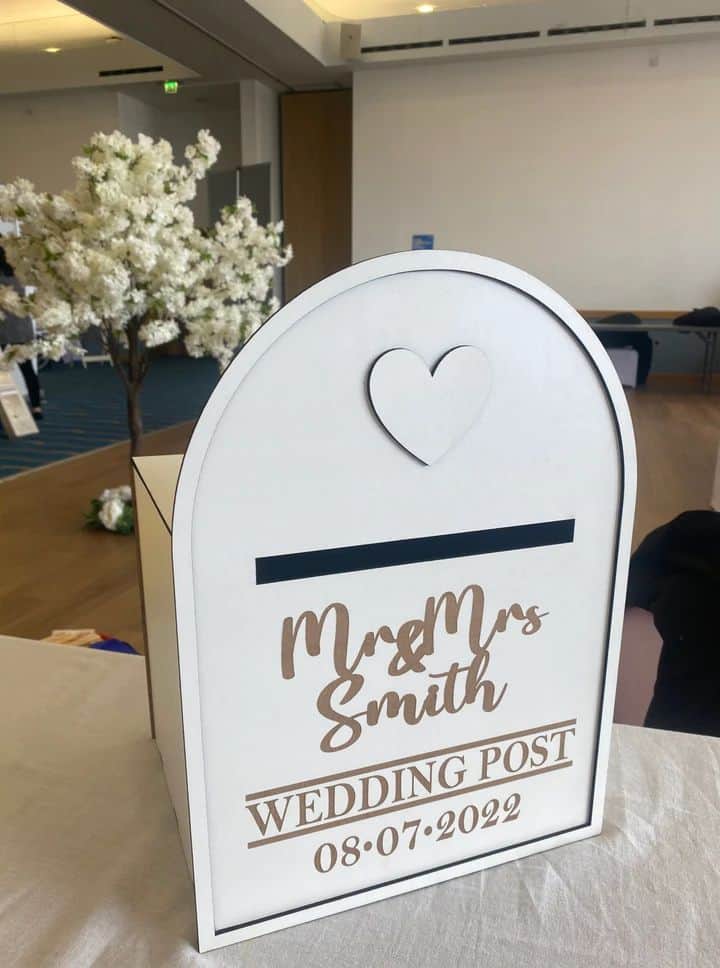 Personalized Vintage Wedding Card Box [30 Min DIY Project] 35