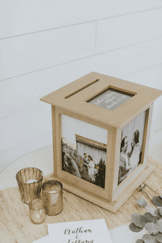 Personalized Vintage Wedding Card Box [30 Min DIY Project] 55