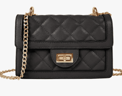 SG SUGU Small Quilted Crossbody Bag.
