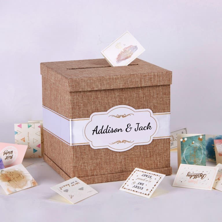 Personalized Vintage Wedding Card Box [30 Min DIY Project] 31